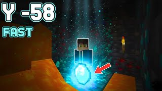 How to Find DIAMONDS Fast at Y -58 (Minecraft ASMR) 💎