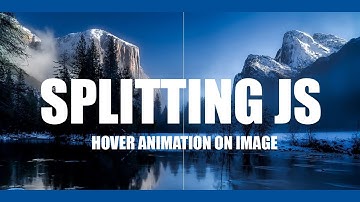 Splitting JS Animation On Image || Splitting Animation || Animation || Css Animation || Css || Html