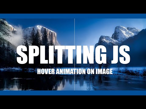Splitting JS Animation On Image || Splitting Animation || Animation || Css Animation || Css || Html
