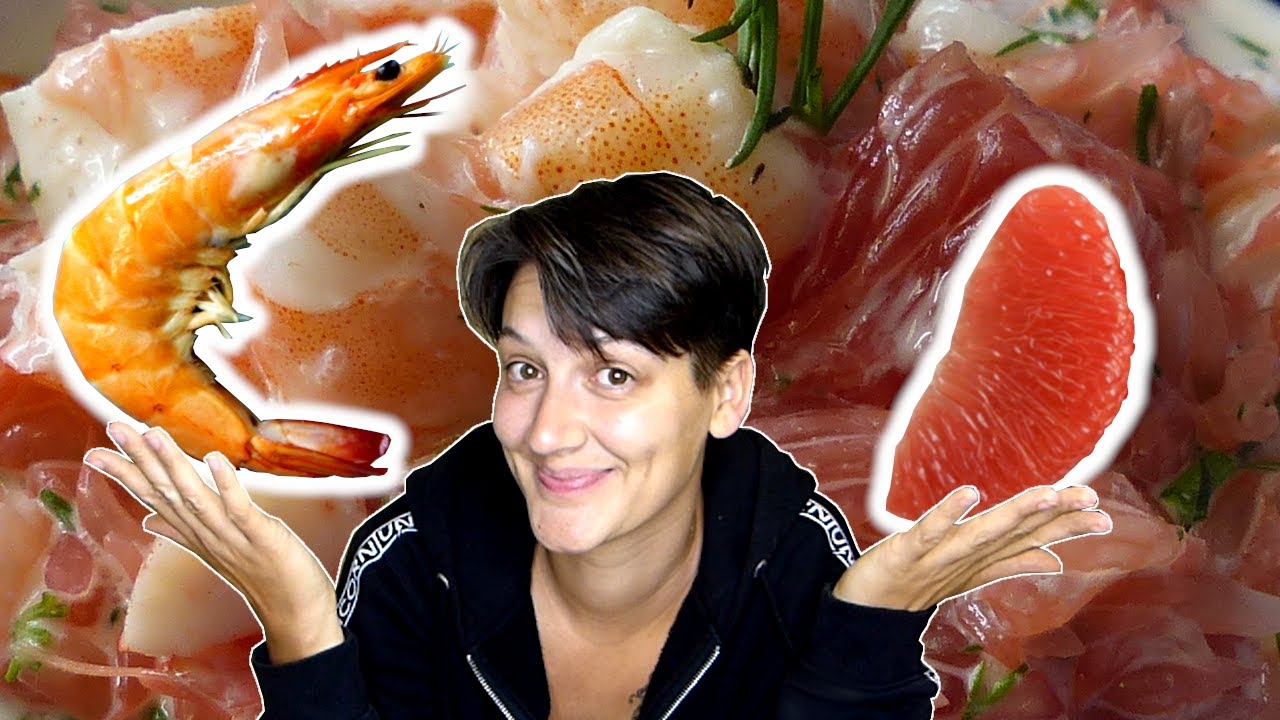 LA SALADE CREVETTES / PAMPLEMOUSSE !