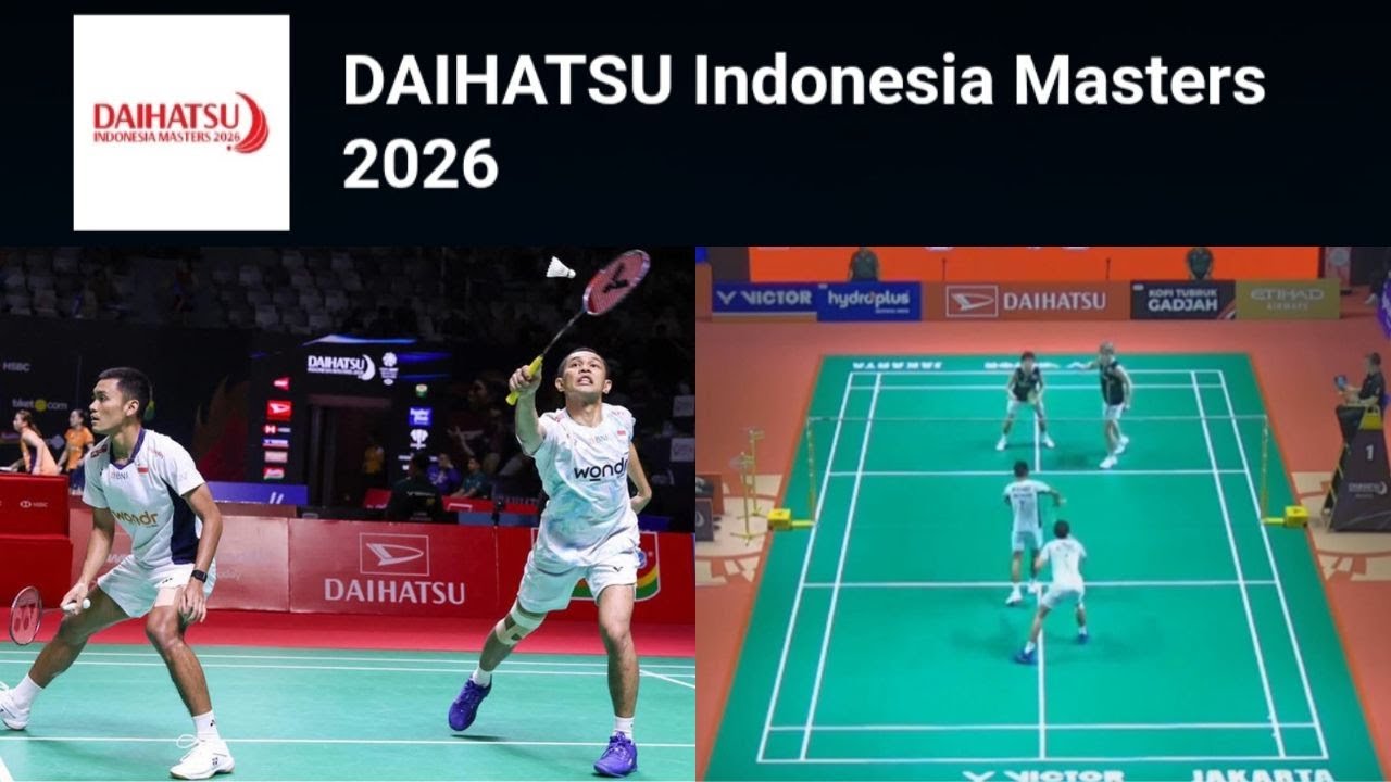 Fajar Alfian/Muhammad Shohibul Fikri vs Chen Zhi Ray/Lin Chu Chieh~Tournament Indonesia Masters 2026