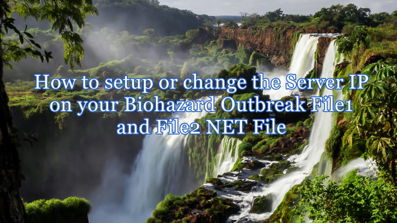 Biohazard Outbreak NET File Server IP Update Tutorial - YouTube