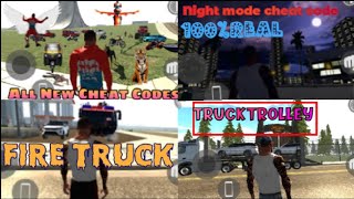 Night mode, Fire Truck, Flying bike 😱|| All New Cheat Code In Update 😃|| In INDIAN BIKE DRIVING 3D 👈