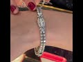 E4916 Marquise &amp; Pear &amp; Asscher Cut White Sapphire Vintage Tennis Bracelet For Women
