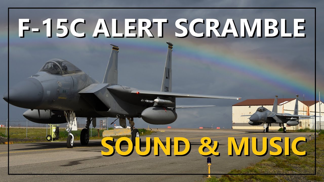 493RD FIGHTER SQUADRON SCRAMBLE - KEFLAVIK ICELAND - MUSIC VIDEO WITH AIRCRAFT SOUNDS INCLUDED