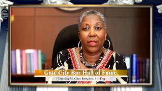 This video was played as one of the special components inducting
honoree into 2012 gate city bar hall fame.