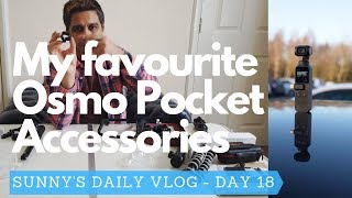 My Favourite Osmo Pocket Accessories - Day 18 - Sunnys Daily Vlog