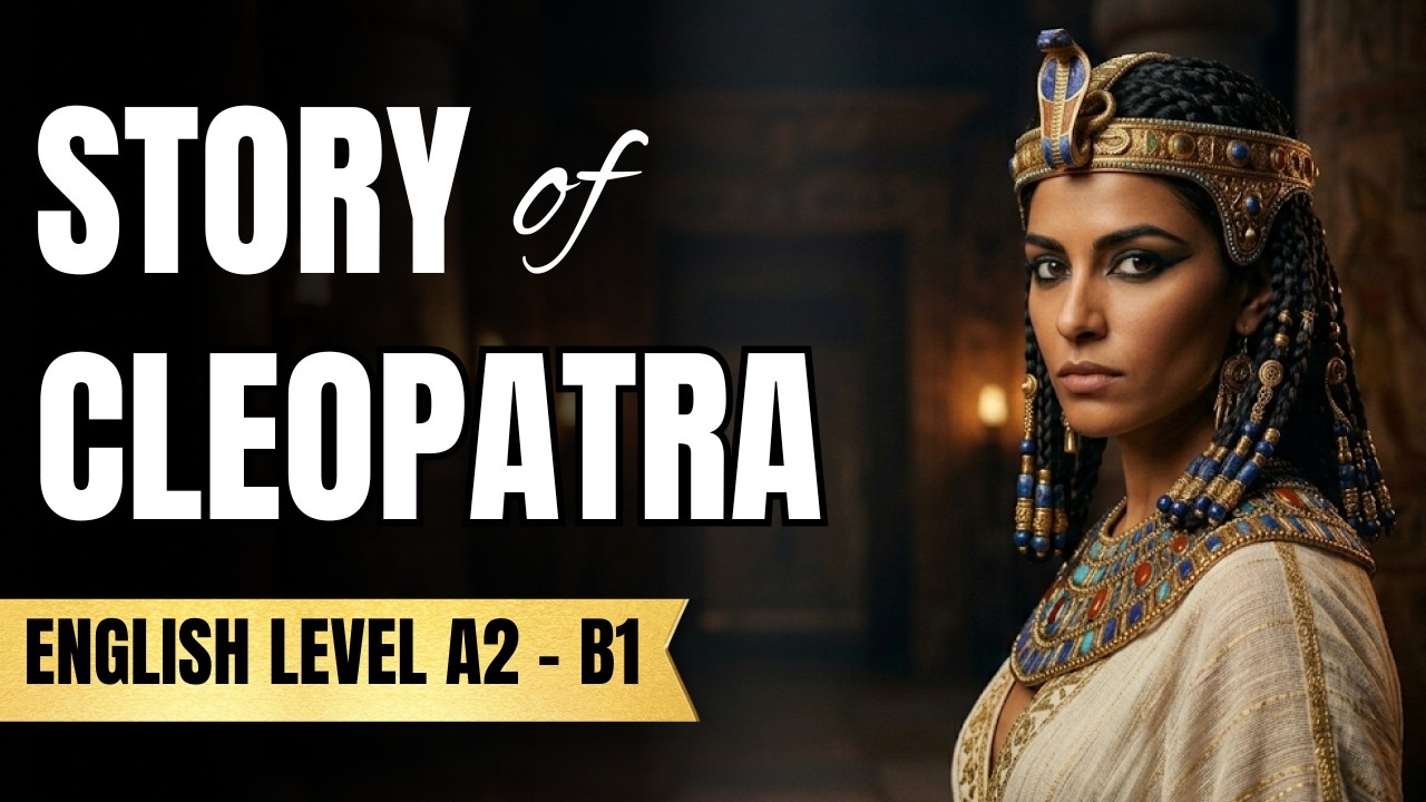 English Story of Cleopatra in Simple English | English Listening Practice | English Graded Readers