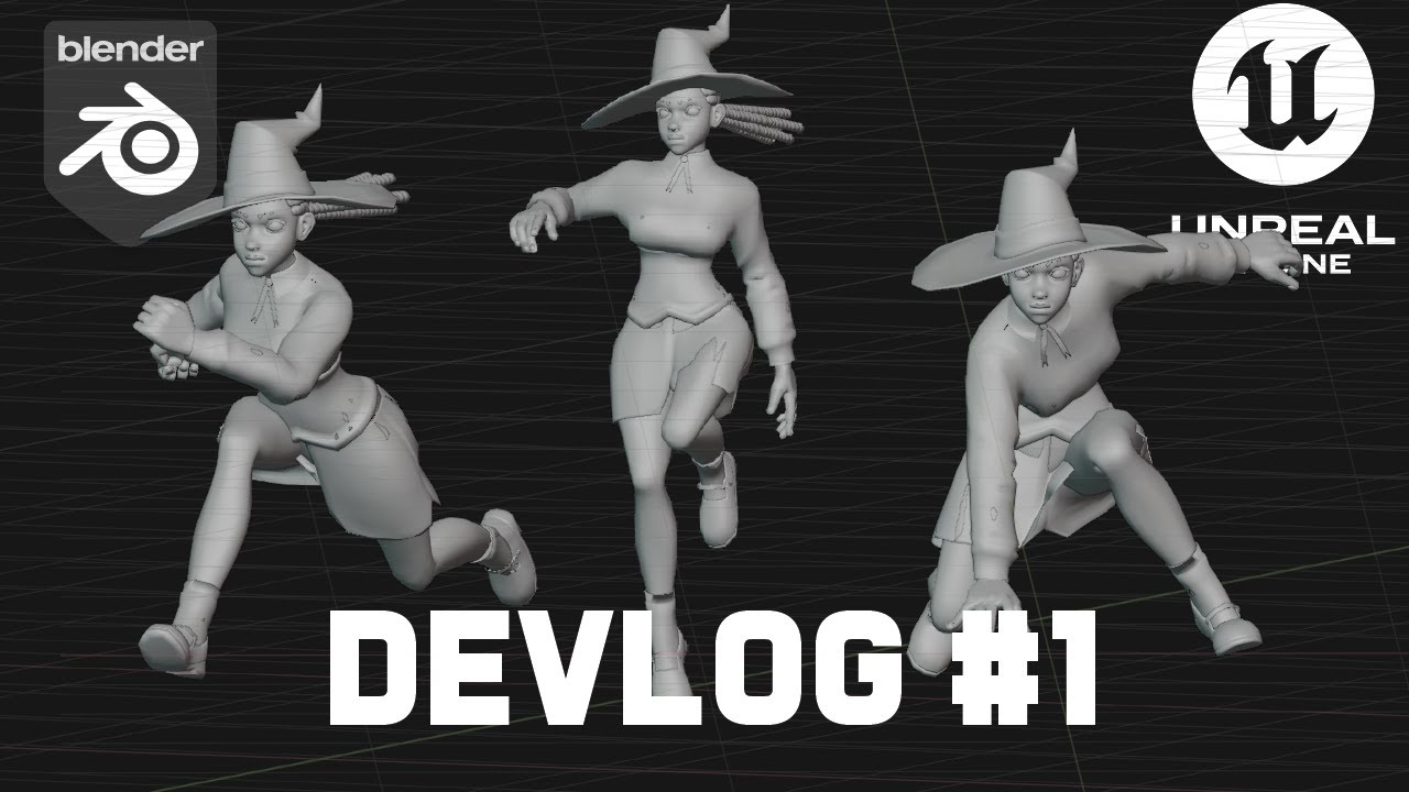 How I'm Making my first game in UNREAL Engine and Blender | Devlog 1