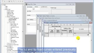 Oasys Pile: T Z Curves
