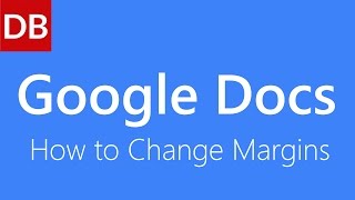 How to Change Margins | Google Docs Tutorial