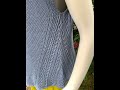 03 "Twisted Summer Stitches"- braid: outer stitches are crossed, left over right #strickstranddesign