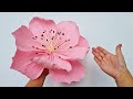 How to make giant paper flower 2  paper flower  gc nh handmade