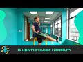Follow along 15minute dynamic stretching flexibility routine energizing  fun