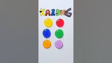 Big water colors #alphabetlore #numberlore #colormixing