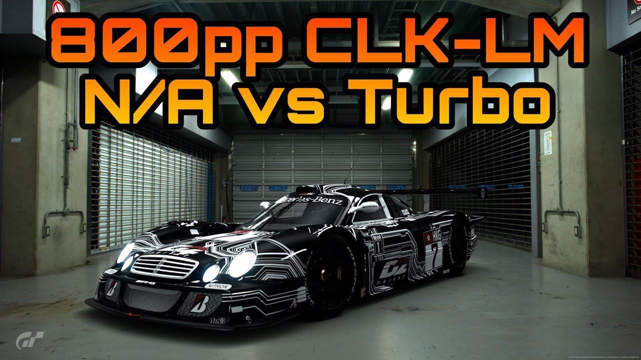 Gran Turismo 7 I 800pp Mercedes CLK-LM | Turbo vs N/A - YouTube