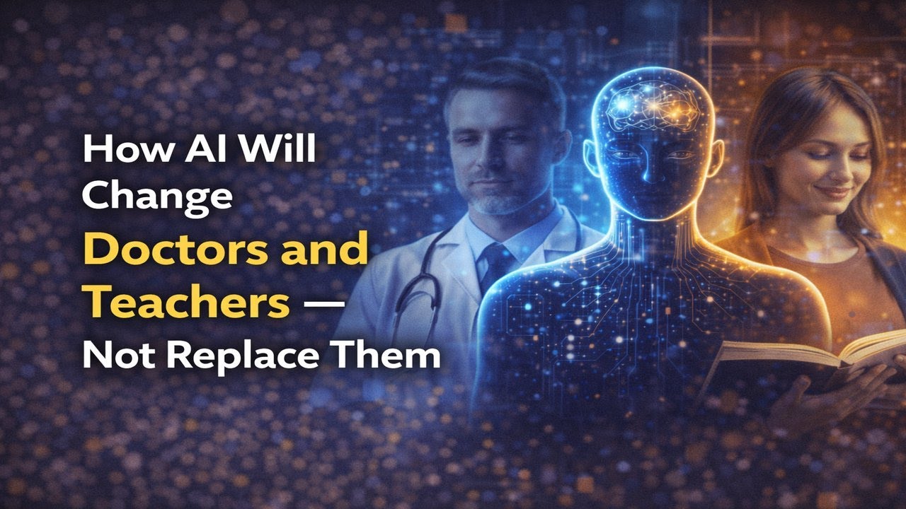 How AI Will Change Doctors and Teachers — Not Replace Them
