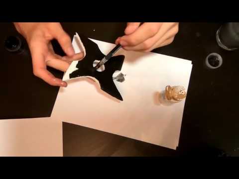 come fare uno shuriken legno # 11