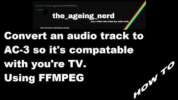 FFMPEG basic series - Part 9 - Changing audio track encoding