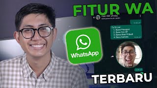 3 Fitur Terbaru Whatsapp ini Belum Kamu Gunakan!