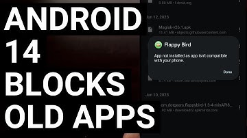 Android 14 Blocks the Ability to Install Apps that Target Lollipop API Level 22 and Lower