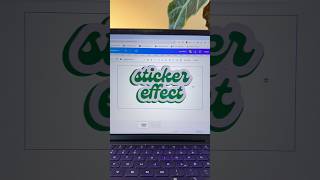 How to create sticker effect using Canva