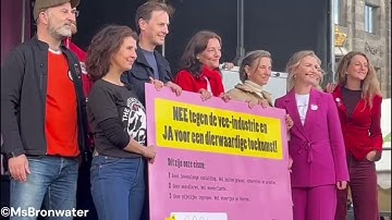 Dierendag demonstratie Zeg ook NEE tegen de vee-industrie! ( Amsterdam)