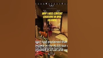 Why I hate content creators on apex legends.