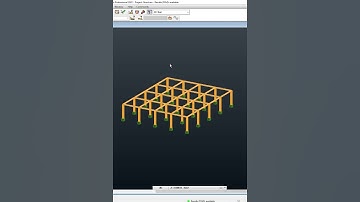 Quantity survey in Robot Structural Analysis #Shorts