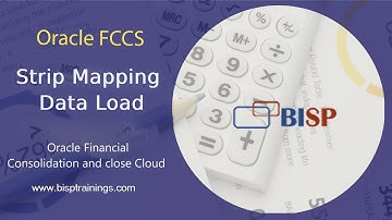 Oracle FCCS Strip Mapping Data Load | Data Load in Oracle FCCS | Oracle Data Management Mapping|BISP
