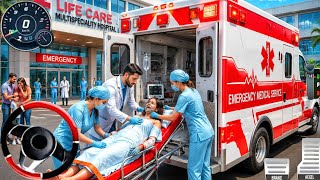 New Ambulance City Rescue Simulator Game - 911 US Emergency Ambulance Driving 2026 Android Gameplay screenshot 2