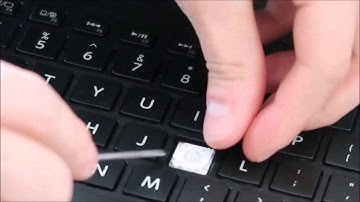 How To Fix Keyboard Key - Toshiba Tecra