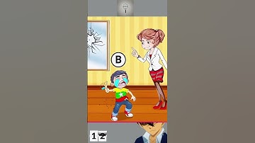 Which One of them broke the mirror🧐 #riddlechallenge #riddleoftheday #logicpuzzles #riddle #enigma