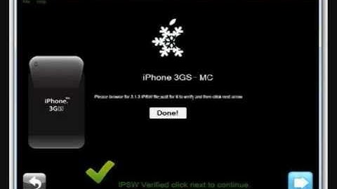 Jailbreak 3.1.3 iPod touch iPhone 3GS MC 5.12.01 with sn0wbreeze v 1.5.3