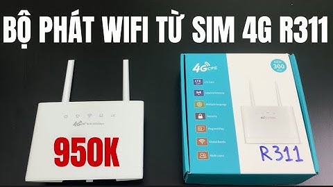 Bộ Phát WiFi Từ Sim 4G Model: R311 Giá 950K Tốc Độ 300Mbps Kết Nối Tối Đa 16 Thiết Bị Cùng Lúc