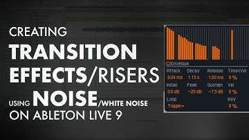How to create transition effects using noise and white noise?