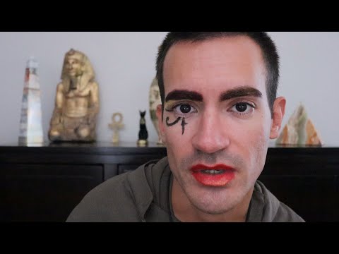 Helping You Take Over the Egyptian Throne | Makeup Application, Lip Scrub (ASMR RolePlay)