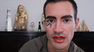Helping You Take Over the Egyptian Throne | Makeup Application, Lip Scrub (ASMR RolePlay)