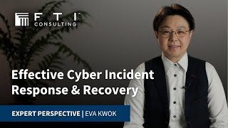Effective Cyber Incident Response and Recovery