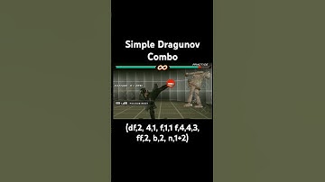 Simple Dragunov Combo #fgc #tekken #tekken8 #tekken7 #tekken6 #gaming