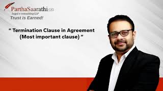 Termination Clause in Agreement (Most important clause)