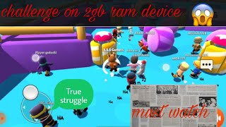 Challenge on low end device 2gb ram|Must watch|By S.S.S GAMERS |went wrong|