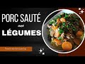 Recette facile de porc sauté aux légumes😋 ! A refaire toute l'année avec les légumes de votre choix image