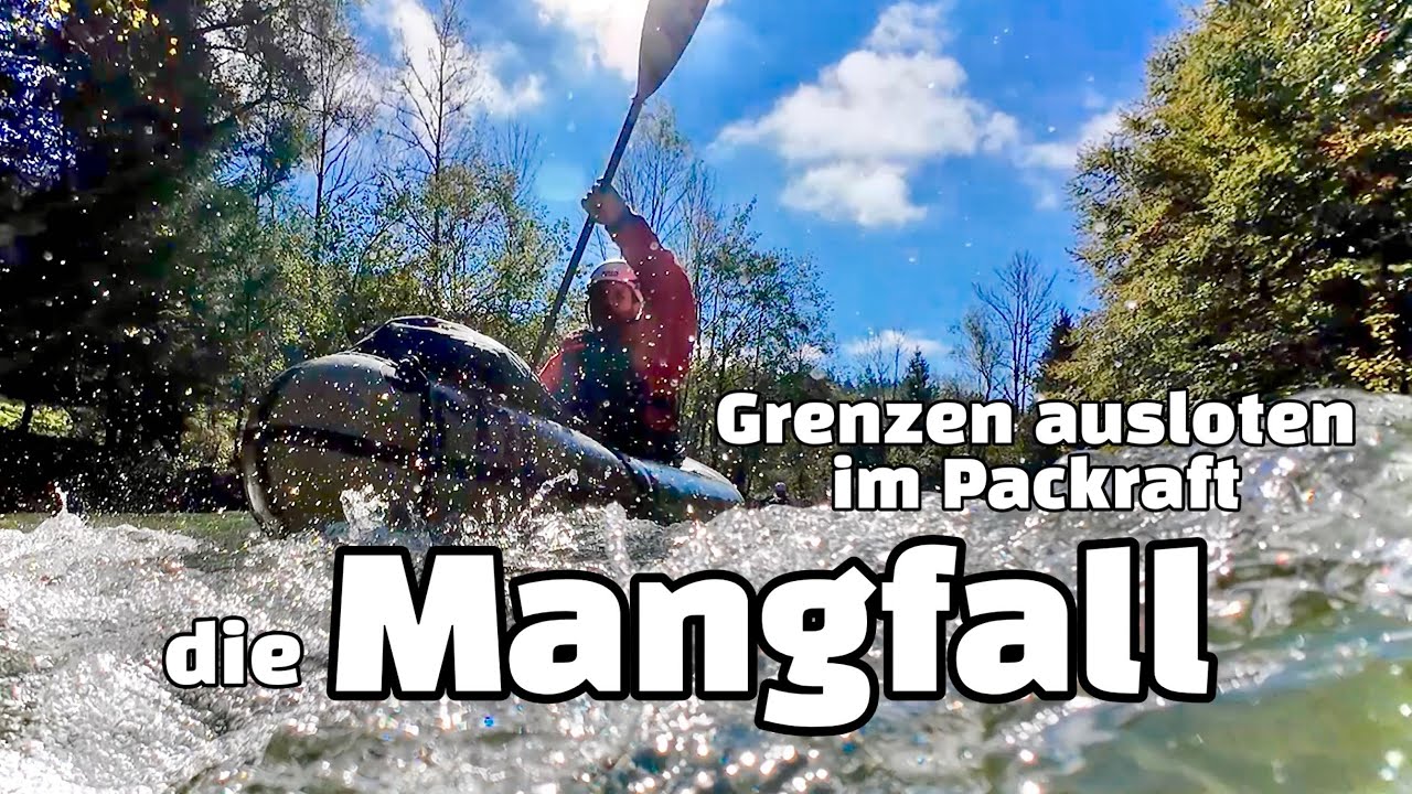ERSTES MAL Wildwasser 😳 - PACKRAFT KENTERUNG -  Paddeln aus der MANGFALL