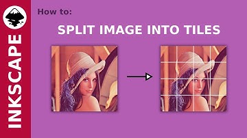 Inkscape Tutorial: How to split an image into tiles [Subtitled]