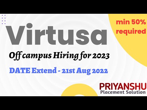 Virtusa Good News for 2023 Batch | Date Extended | NeuralHack Season 6 | Virtusa is hiring for 2023