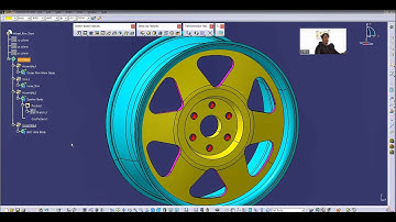 CATIA Knowledge Design 1st 페이지 예제 - 03_01 (Wheel Design Template)_01