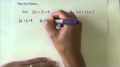 Algebra 2 - Section 2.8 - Part 1