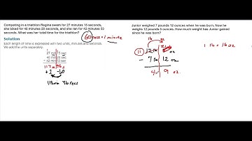 Adding & Subtracting Mixed Measures // Polynomials - Course 3 Math Lesson 80
