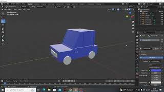 Cara membuat mobil sederhana menggunakan blender